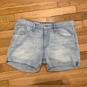 GAP Women's Light Blue Sexy Boyfriend Shorts